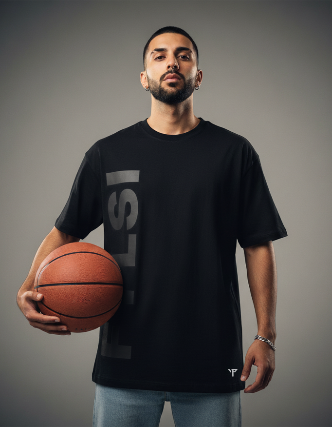 Fylsi Embrace Drift Oversized T-Shirt - Black